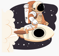 Astronaut Riding