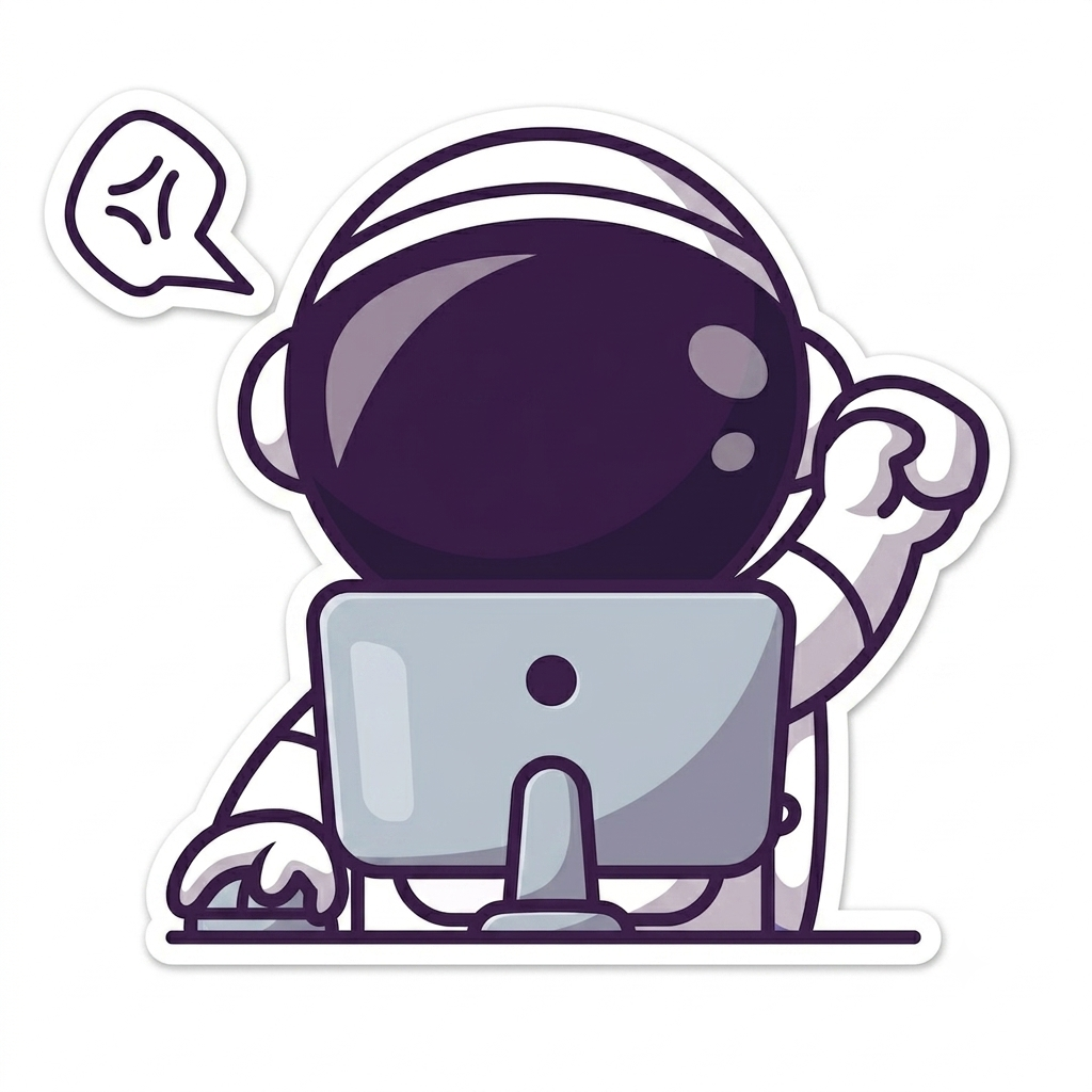 Astronaut coding