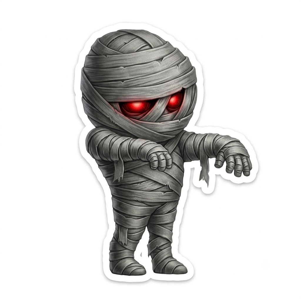 Mummy with hands