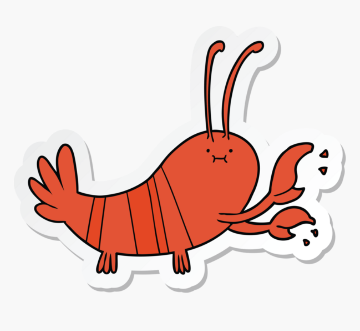Cute Red Crab